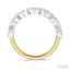 Round Shape 7 Stone Lovebright Essential Diamond Wedding Band