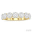 Round Shape 7 Stone Lovebright Essential Diamond Wedding Band