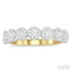 Round Shape 7 Stone Lovebright Essential Diamond Wedding Band