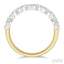Round Shape 7 Stone Lovebright Essential Diamond Wedding Band