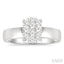 Oval Shape Lovebright Diamond Ring