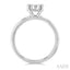 Oval Shape Lovebright Diamond Ring
