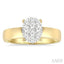 Oval Shape Lovebright Diamond Ring