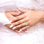 Round Shape Lovebright Diamond Wedding Set