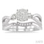 Round Shape Lovebright Diamond Wedding Set
