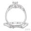 Round Shape Lovebright Diamond Wedding Set