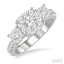Cushion Shape Past Present & Future Lovebright Essential Diamond Engagement Ring