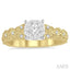 Round Shape Lovebright Diamond Engagement Ring