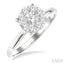 Round Shape Lovebright Diamond Engagement Ring