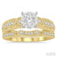 Round Shape Lovebright Diamond Wedding Set