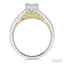 Round Shape Lovebright Diamond Engagement Ring
