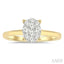Oval Shape Lovebright Diamond Ring