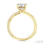 Oval Shape Lovebright Diamond Ring