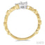 2 Stone Lovebright Diamond Fashion Open Ring