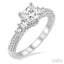 Princess Shape Diamond Engagement Ring
