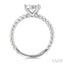 Round Shape Lovebright Diamond Engagement Ring