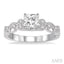 Princess Shape Diamond Engagement Ring