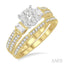 Round Shape Lovebright Diamond Wedding Set