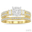 Round Shape Lovebright Diamond Wedding Set