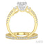 Round Shape Lovebright Diamond Wedding Set