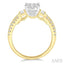 Round Shape Lovebright Diamond Engagement Ring