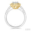 Round Shape Halo Lovebright Diamond Fashion Ring