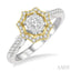 Round Shape Halo Lovebright Diamond Fashion Ring