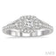 Princess Shape Halo Diamond Engagement Ring