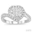 Heart Shape Halo Lovebright Diamond Engagement Ring