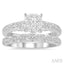 Round Shape Lovebright Diamond Wedding Set