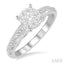 Round Shape Lovebright Diamond Engagement Ring