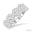 Round Shape 5 Stone Lovebright Essential Diamond Wedding Band