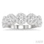 Round Shape 5 Stone Lovebright Essential Diamond Wedding Band