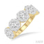 Round Shape 5 Stone Lovebright Essential Diamond Wedding Band