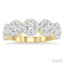 Round Shape 5 Stone Lovebright Essential Diamond Wedding Band
