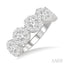 Round Shape 5 Stone Lovebright Essential Diamond Wedding Band