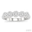 Round Shape 5 Stone Lovebright Essential Diamond Wedding Band