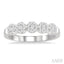 Round Shape 5 Stone Lovebright Essential Diamond Wedding Band