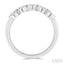 Round Shape 5 Stone Lovebright Essential Diamond Wedding Band