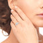 Round Shape Lovebright Diamond Engagement Ring