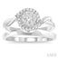 Round Shape Lovebright Halo Diamond Wedding Set