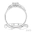 Round Shape Lovebright Halo Diamond Wedding Set