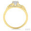 Round Shape Lovebright Diamond Engagement Ring