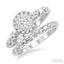 Round Shape Halo Lovebright Diamond Wedding Set