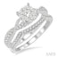 Round Shape Lovebright Diamond Wedding Set