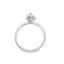Pear Diamond Halo Engagement Ring