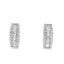 Diamond Huggie Hoop Earrings