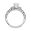 Oval Diamond Three Stone Engagement Ring