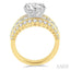 Round Shape Semi-Mount Diamond Engagement Ring