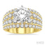 Round Shape Semi-Mount Diamond Engagement Ring